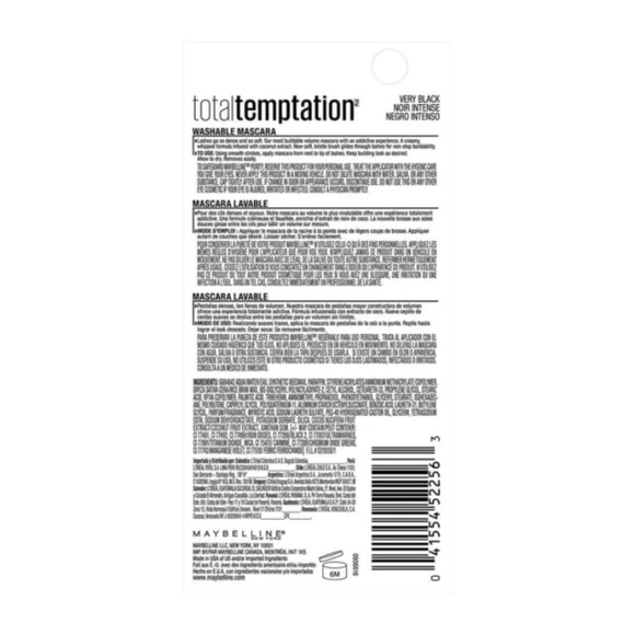 Maybelline Total Temptation Mascara 602 Very Black - Picture 5 of 5